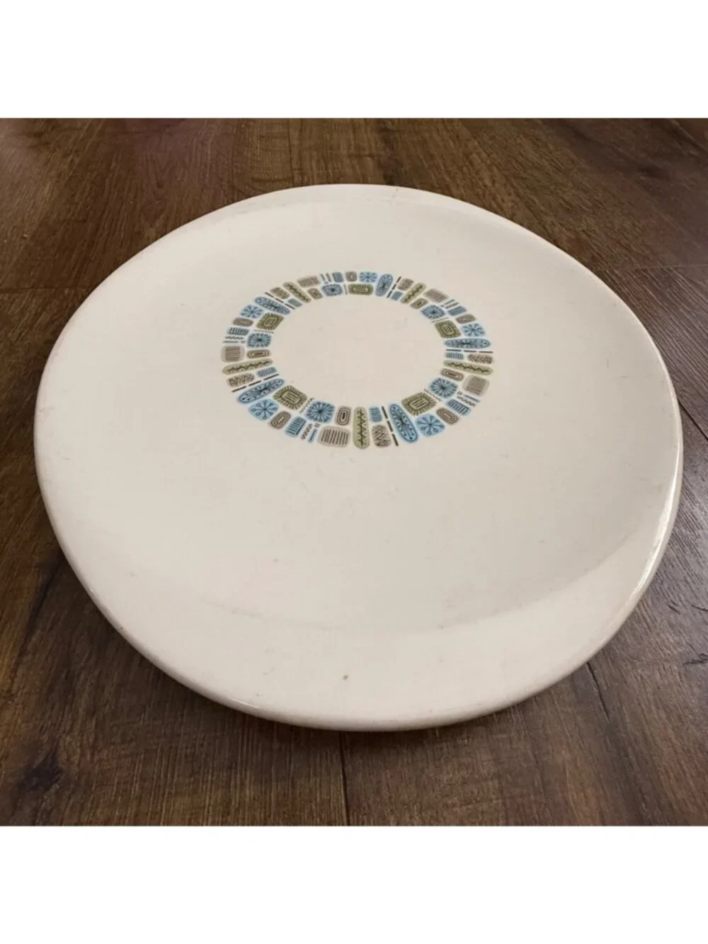 Dura-Gloss Temporama Canonsburg Pottery MCM Atomic Pattern Serving Platter